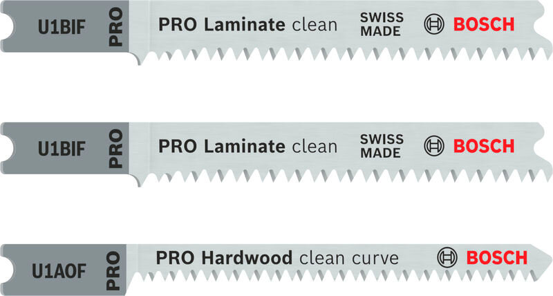 Stichsägeblatt-Set Laminate Universalschaft