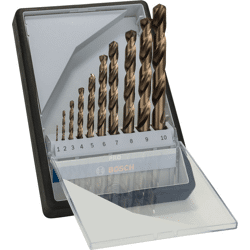RobustLine 10 tlg. HSS-Co Bohrer Set