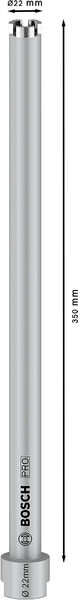 Diamanttrockenbohrkrone G 1/2" Best for Universal