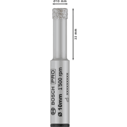 Bosch PRO Ceramic dry Drill Bit,  10x33x13 mm