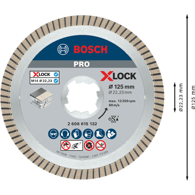 X-LOCK Diamanttrennscheibe Best for Ceramic Extra Clean Turbo