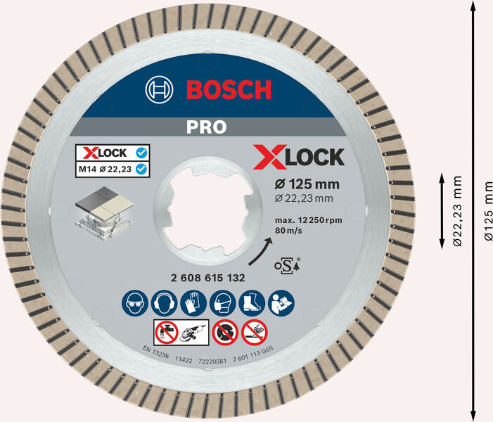 X-LOCK Diamanttrennscheibe Best for Ceramic Extra Clean Turbo