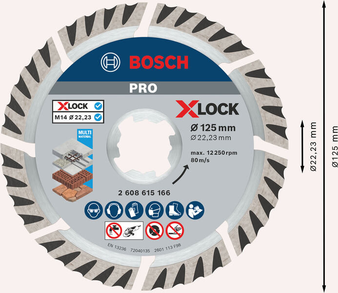 X-LOCK Diamanttrennscheibe Standard for Universal