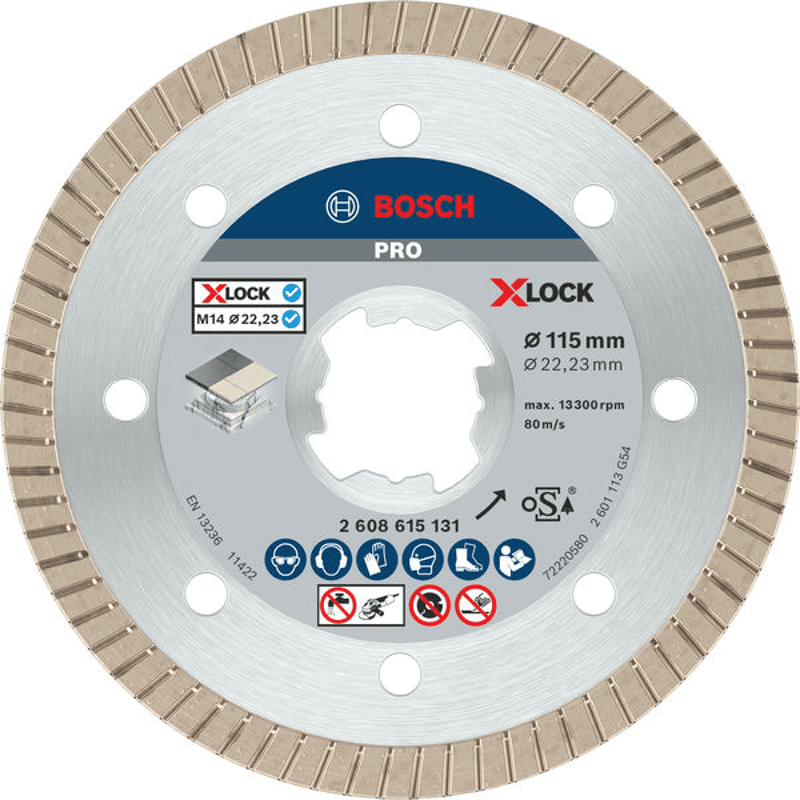 X-LOCK Diamanttrennscheibe Best for Ceramic Extra Clean Turbo