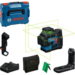 Bosch Linienlaser GLL 12V-100-33 CG,  1 x Akku GBA 12V 2.0Ah,  L-BOXX 13