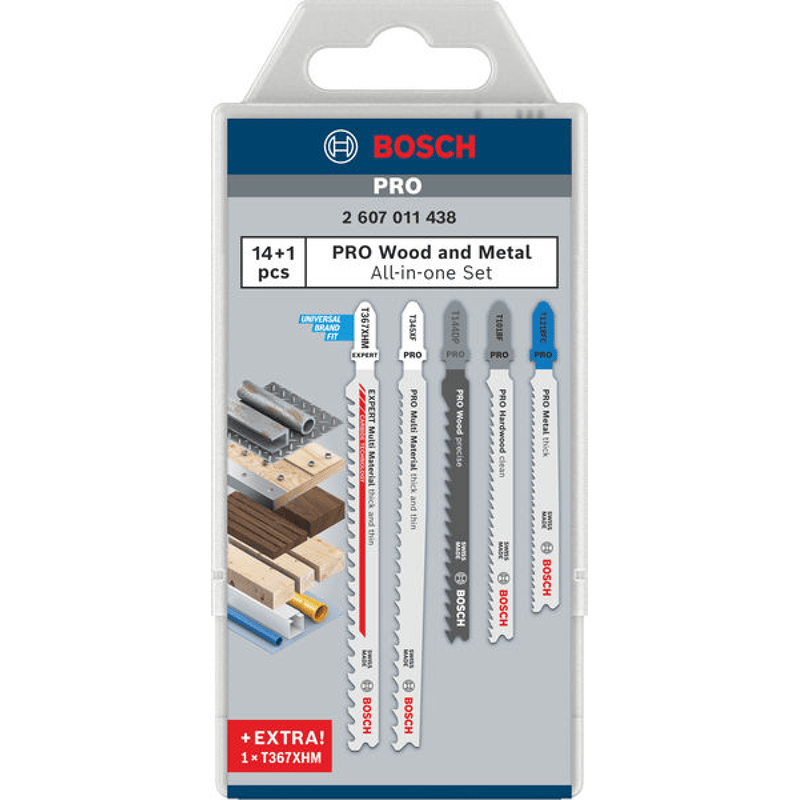 JSB Multi Material-Pack 15-teilig