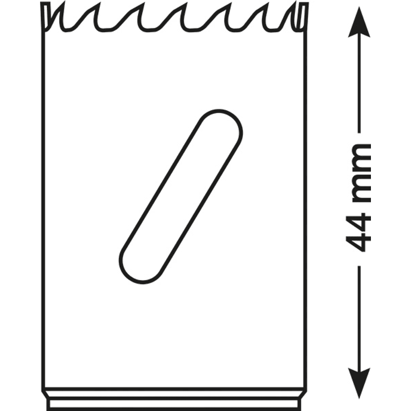 Lochsäge HSS-Bimetall für Standardadapter, 35 mm