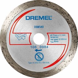 DREMEL DSM540 Fliesen-Diamant-Trennscheibe