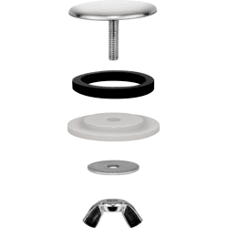 BLANCO Hahnlochstopfen d=48 mm Edelstahl