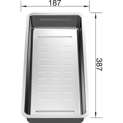 BLANCO Edelstahlschale DIVON II