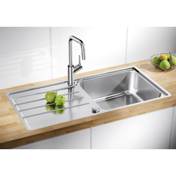 LEMIS XL 6 S-IF Edelstahl Bürstfinish mit Ablauffernb