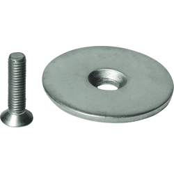 dormakaba DORMA ZT-Deckscheibe f. Türhebel,  7432,  Edelst.,  DIN L/R,  ed