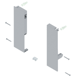Blum TANDEMBOX Fronthalter,  Höhe D,  für Innenauszug mit 1-fach Reling,  links/rechts,