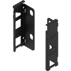 Blum LEGRABOX Holzrückwandhalter,  H=106 mm,  carbonschwarz matt,  links/rechts