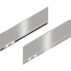 Blum LEGRABOX Dekorelement,  H=90.5 mm,  NL=270 mm,  inox-gebür.-lackiert,  links/rechts