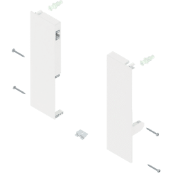 Blum TANDEMBOX Fronthalter,  Höhe D,  für Innenauszug mit 1-fach Reling,  links/rechts,