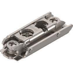 Blum CLIP ger.Exz-Montageplatte f.Mittelansch., 0mm, m.Sys-Sch
