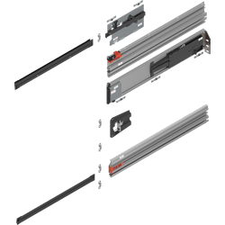 Blum REVEGO uno,  Pocketschiene Set,  NL=450 mm,  rechts
