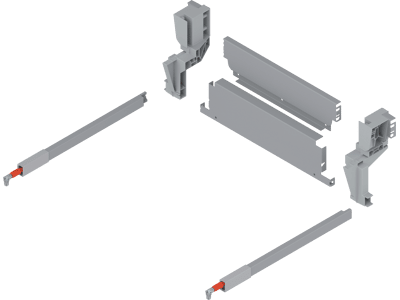 Rückwand-Set Müll