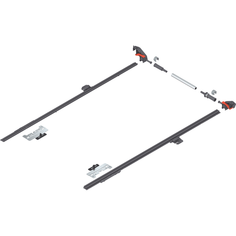 MERIVOBOX Seitenstabilisierung; bis NL=650mm; bis KB=1400mm; zum Ablängen