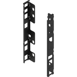 Blum LEGRABOX Holzrückwandhalter,  H=193 mm,  carbonschwarz matt,  links/rechts