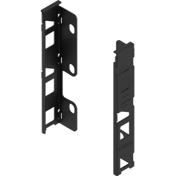 Blum LEGRABOX Holzrückwandhalter,  H=144 mm,  carbonschwarz matt,  links/rechts
