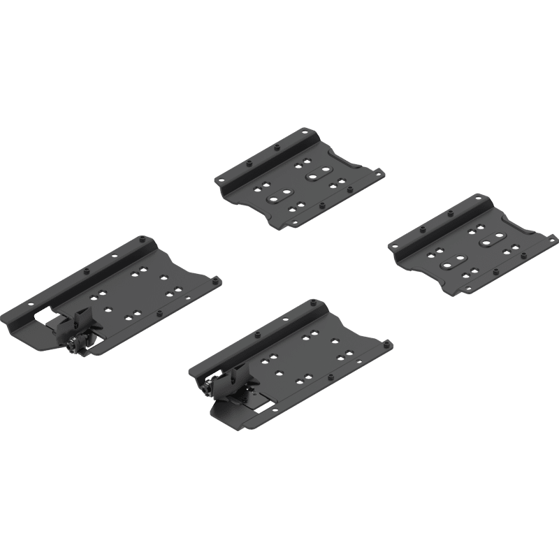 REVEGO uno Pocketverbinder-Set Anw. m. Sockel f. Seitend. 15-19mm, schw.