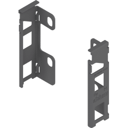 Blum LBX Holzrückwandhalter li./re. M-Höhe 102 mm oriongrau