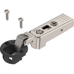 Blum CLIP top Scharnier Glastür, Mittel 94°Tst.4, 5-7mm, Anschr