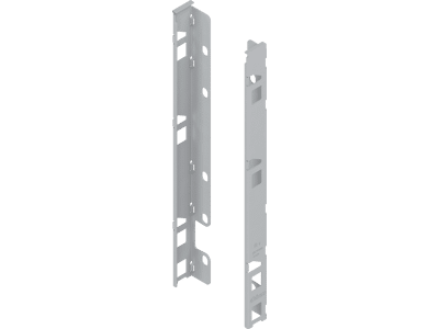 LEGRABOX Holzrückwandhalter, Höhe F (257 mm), links/rechts, polarsilber matt
