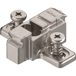 Blum CLIP Kreuzmontageplatte, 9mm, H=17, 5mm, m.Sys-Schrauben