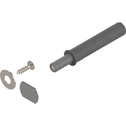 Blum TIP-ON für Türen Kurzversion mit Magnet Platingrau