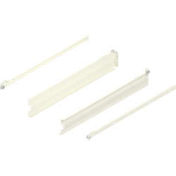 Blum Metabox Teilauszug 550mm Zargenhöhe 86mm,                                                           RAL9001 Schraubversion