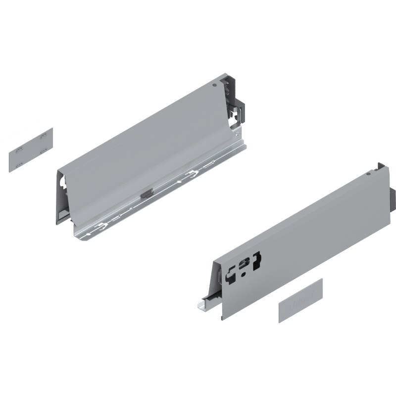 Blum Tandembox antaro Zarge 378M RAL 9006 grau