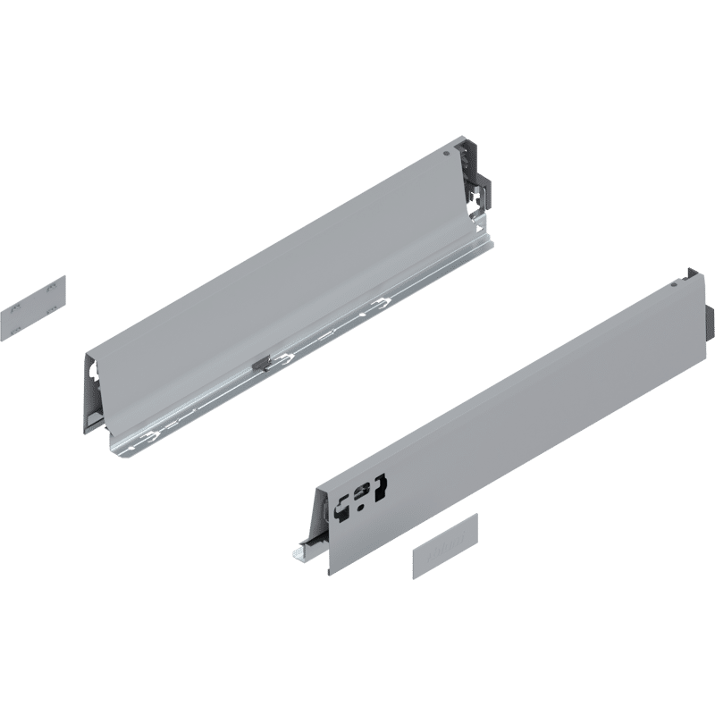 TANDEMBOX Zarge, Höhe M (83 mm), NL=450 mm, links/rechts, für TANDEMBOX intivo/antaro, R9006 weissalumin.