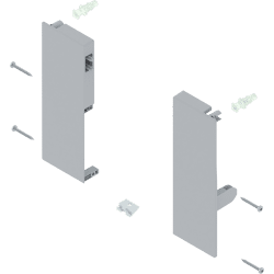 Blum TANDEMBOX Fronthalter,  Höhe C,  für Innenauszug mit 1-fach Reling,  links/rechts,