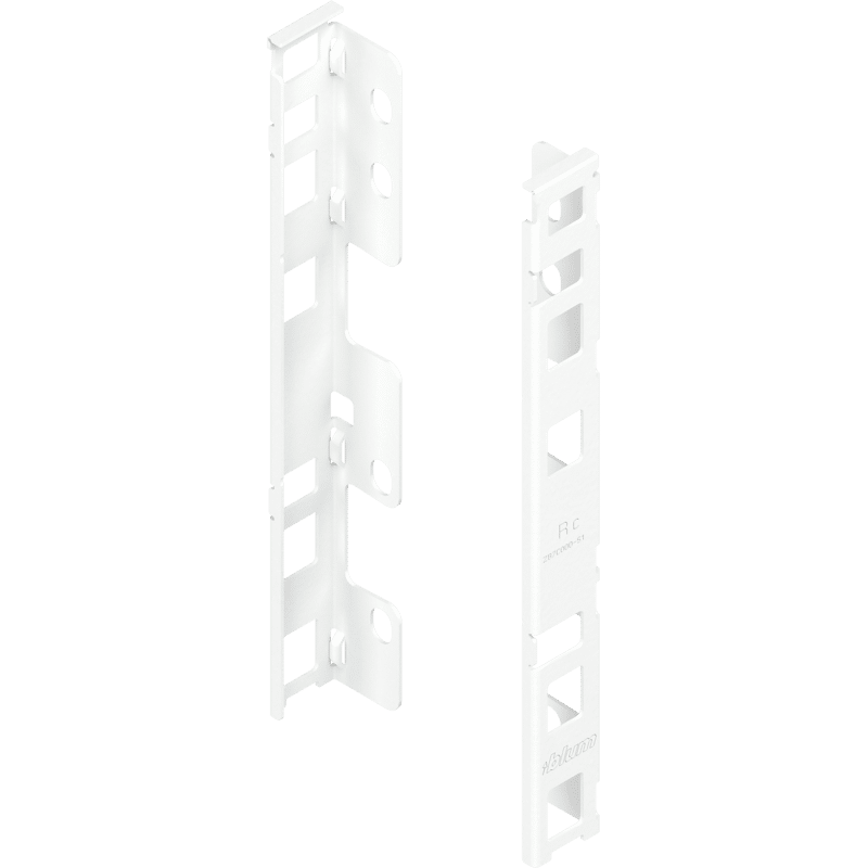 LEGRABOX Holzrückwandhalter, Höhe C (193 mm), links/rechts, seidenweiss matt