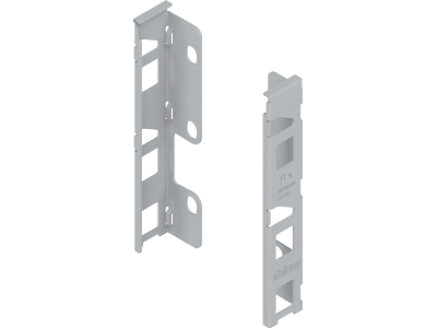 LEGRABOX Holzrückwandhalter, Höhe K (144 mm), links/rechts, polarsilber matt