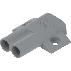 Blum Kreuz-Doppeladapterplatte Platingrau für Spax 3, 5 o.4mm