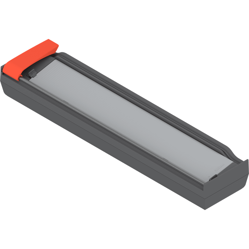 Orga-Line Folienschneider für Aluminiumfolie grau (mit eingelegter Folie)