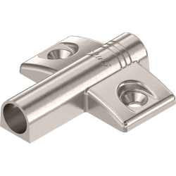 Blum Kreuzadapterplatte 37/32 f.Spax3, 5o.4mm Zink Vernickelt