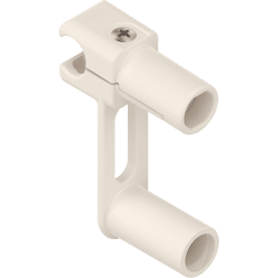 Blum Querrelinghalter zweifach RAL 9001 cremeweiss für Metaboxen
