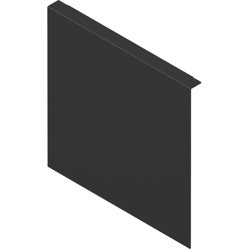 AMBIA-LINE Holzrückwandadapter für LEGRABOX/MERIVOBOX Frontauszug,  Höhe F,  Stahl