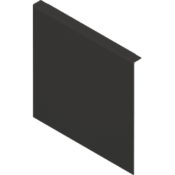 AMBIA-LINE Holzrückwandadapter für LEGRABOX/MERIVOBOX Frontauszug,  Höhe F,  Stahl