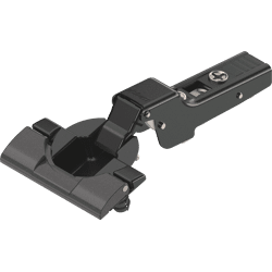 Blum CLIP top Standardscharnier 110° Mittelanschlag o. Feder,  Topf INSERTA,  onyxschw.
