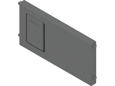 AMBIA-LINE Querteiler für LEGRABOX Schubkasten (ZC7SXXXRS1), Kunststoff, oriongrau matt