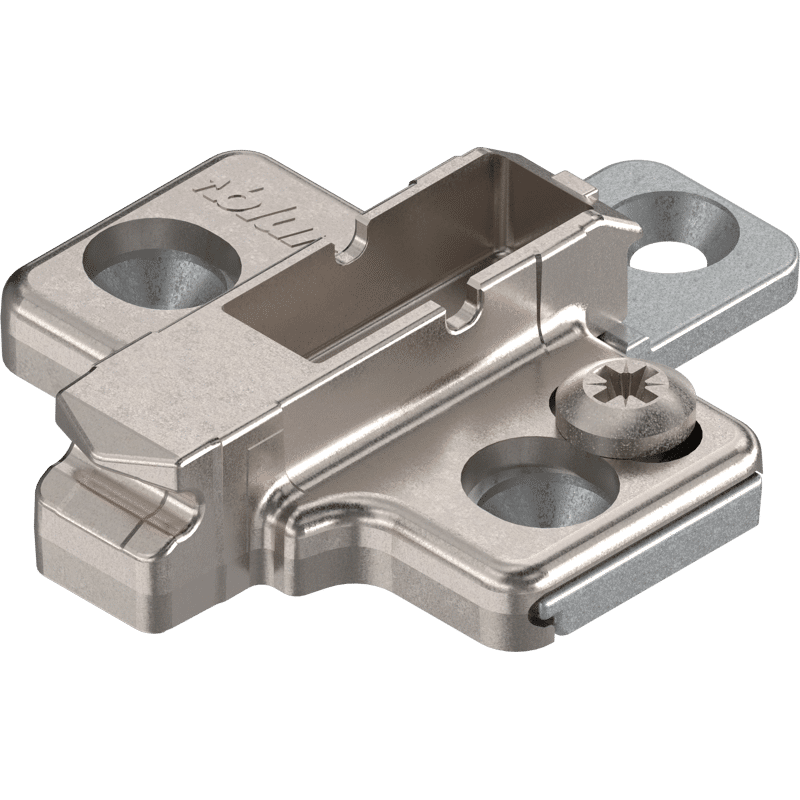 Clip Kreuz- Montageplatte Distanz 3mm,                                              H=11,5mm,                                              für Spax