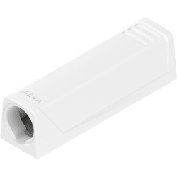 Blum TIP-ON Adapterplatte für Türen,                                     Kurzversion,                                     gerade Seidenweiß