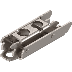 Blum Clip gerade Excenter-Montageplatte, 3mm, H=11, 5mm, f.Spax