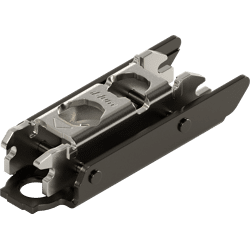 Blum CLIP Montageplatte, gerade 20/32 mm, onyxschwarz,